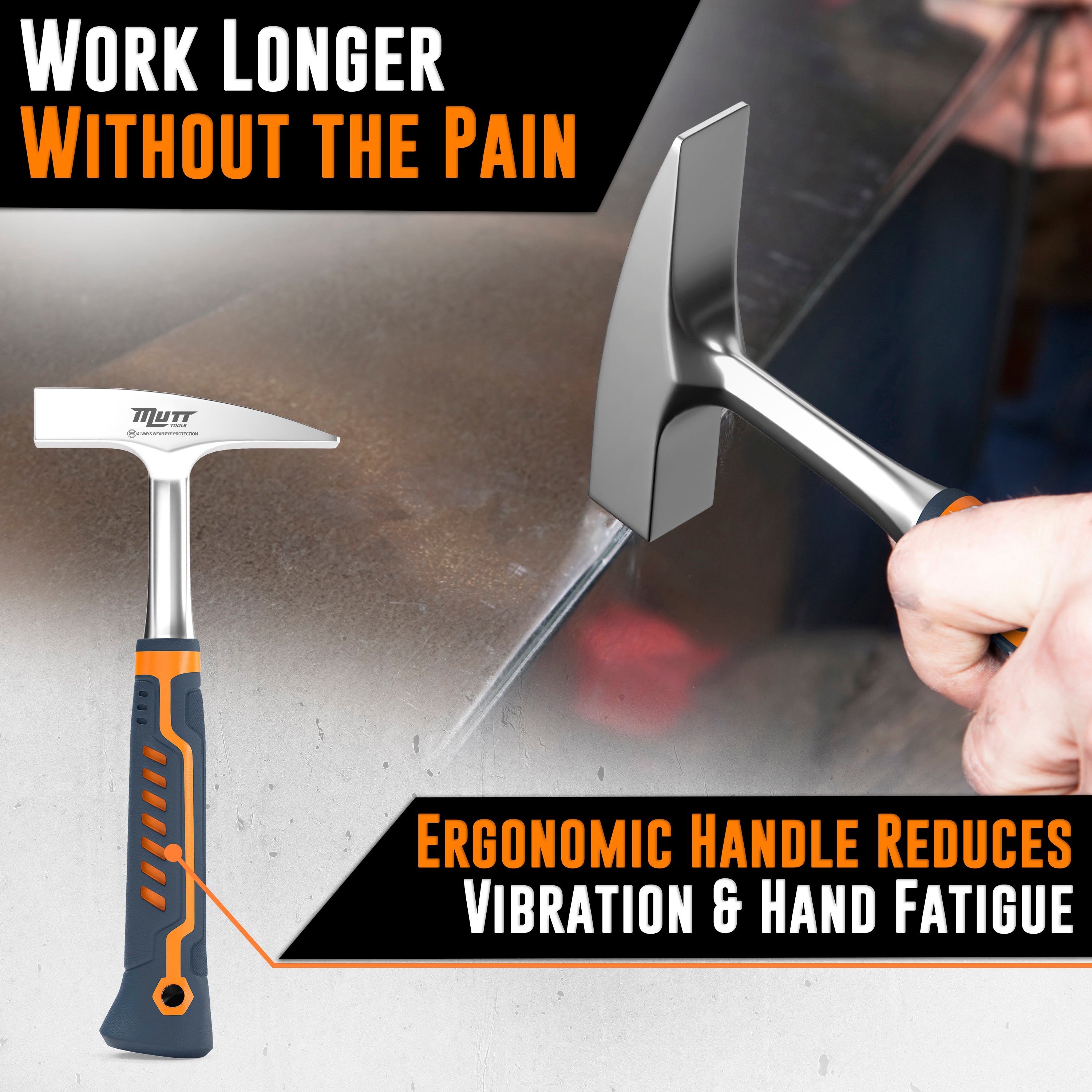 Sheet Metal Hammer – 18oz Tinners Hammer One Piece Forged