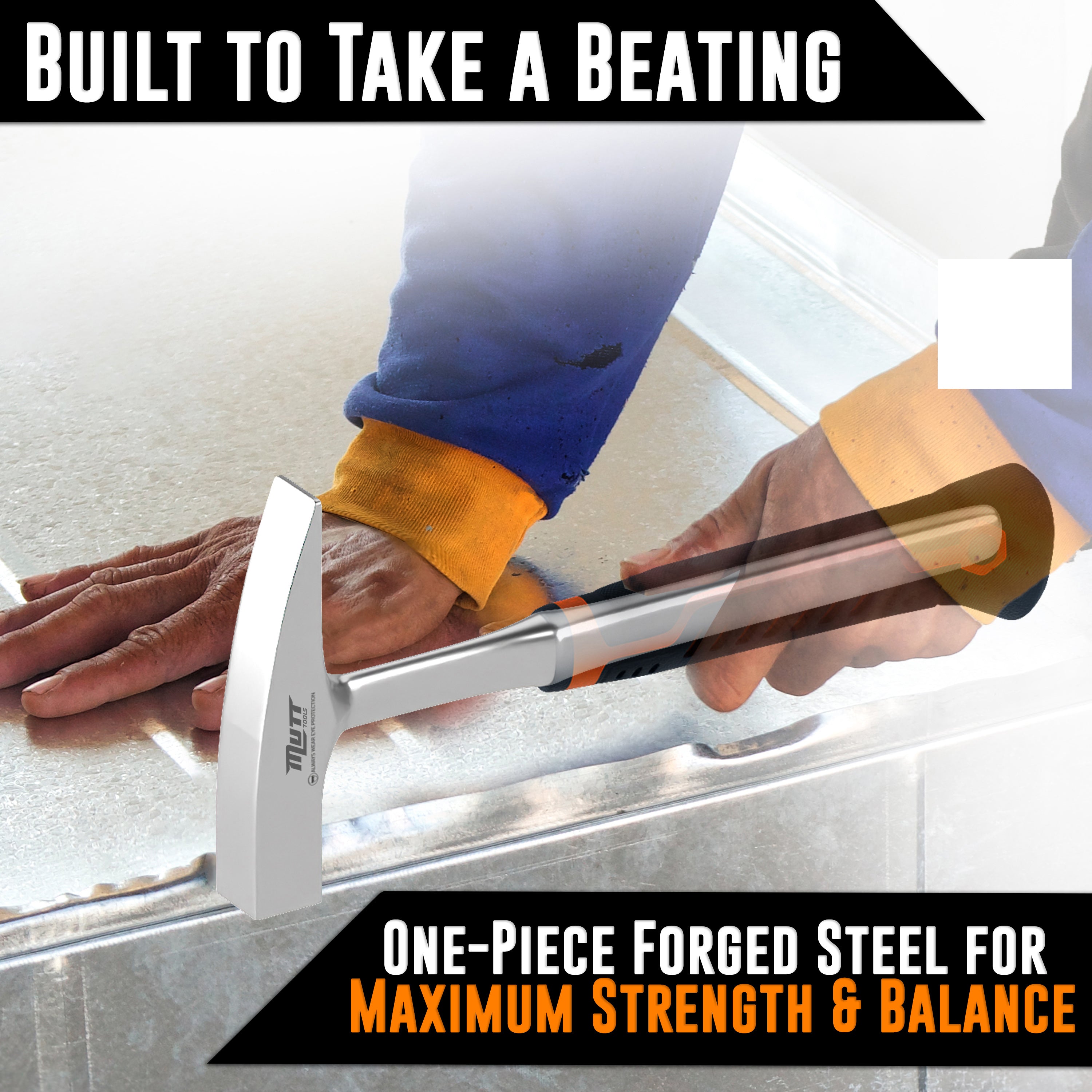 Sheet Metal Hammer – 18oz Tinners Hammer One Piece Forged