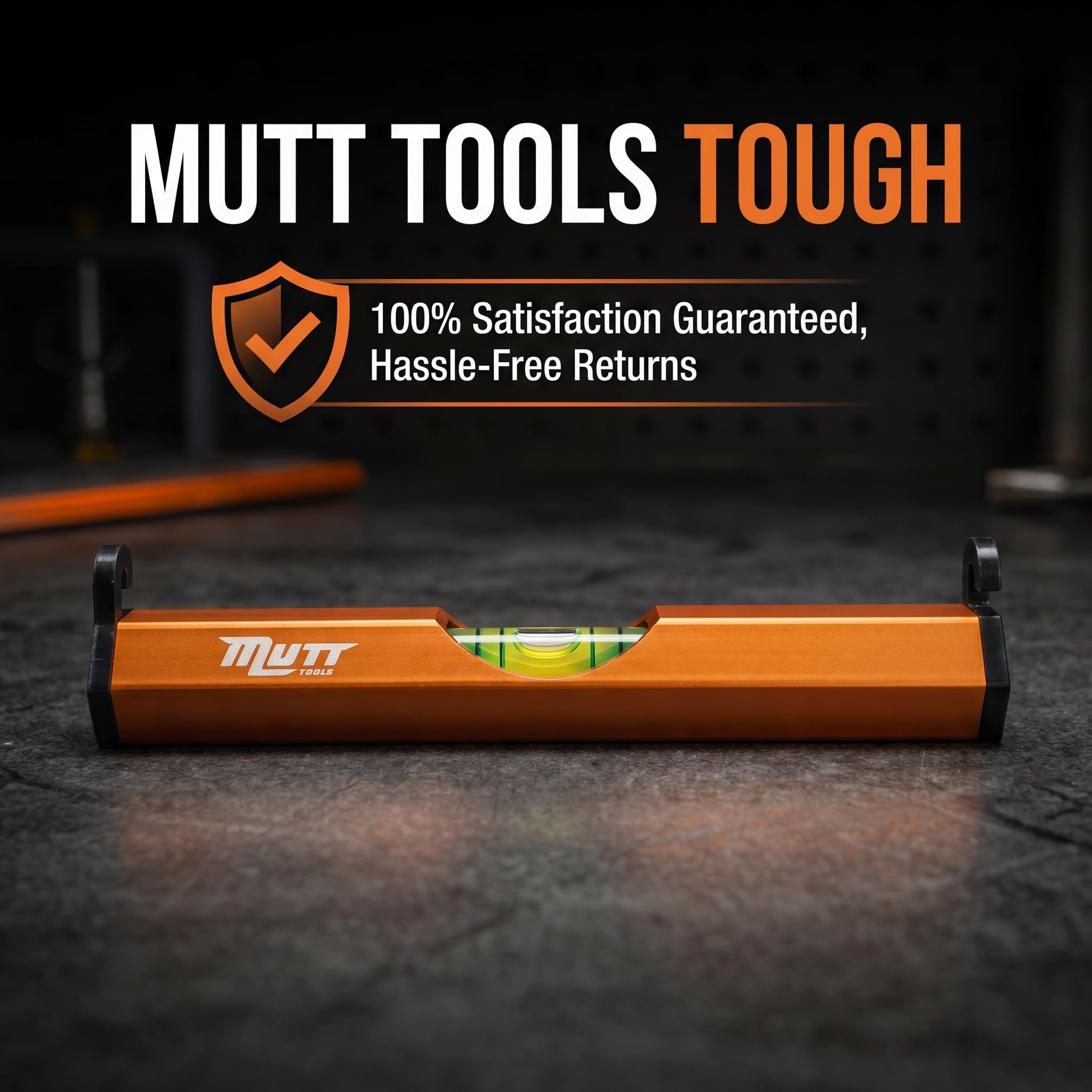 Mutt Tools 3 Inch Aluminum String Line Level for Construction