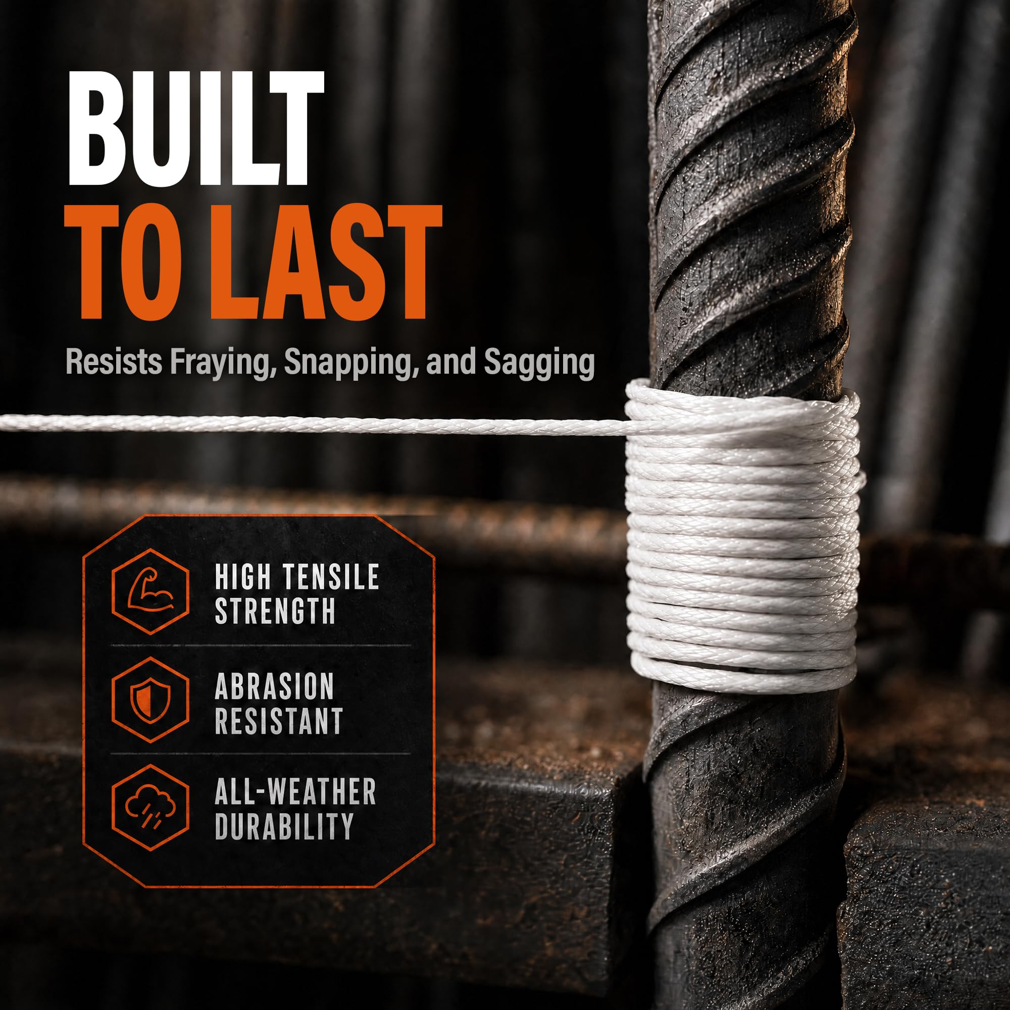 Mutt Tools #18 Braided Nylon Mason Construction String Line
