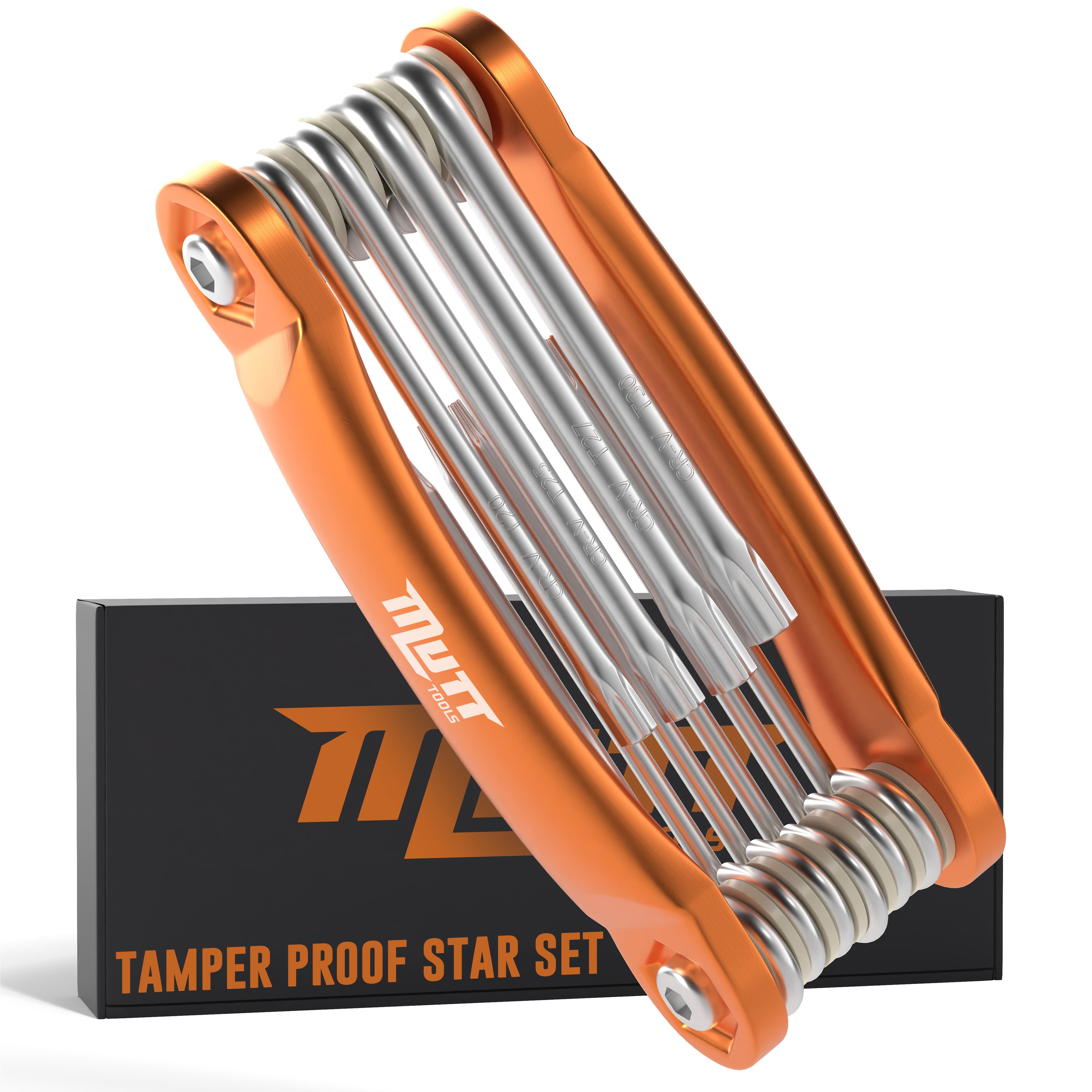 10pc Folding Security Star Set | Tamper Proof Torx Set