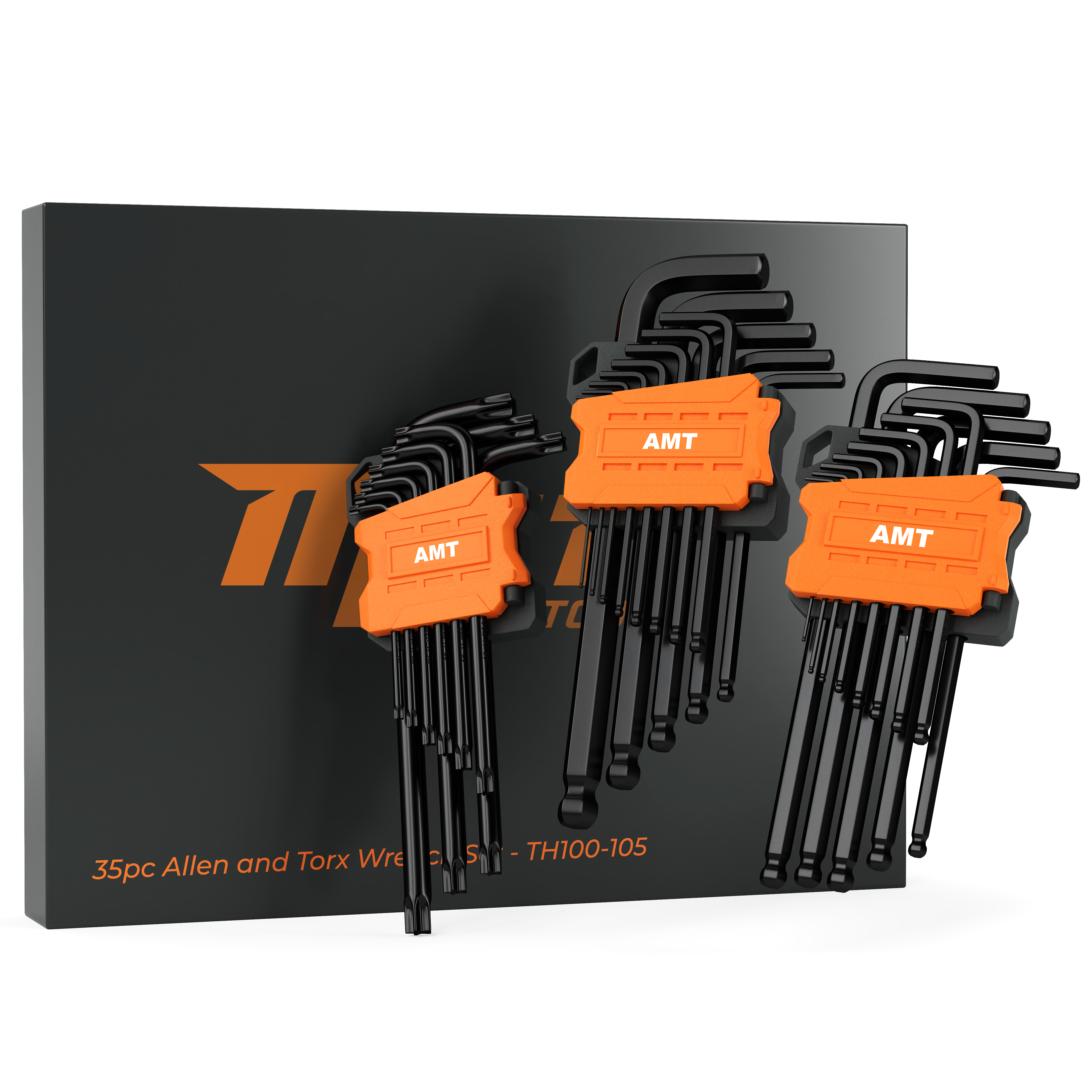35pc L-Key Allen Wrench Set | Includes SAE, Metric and Torx Ball End Hex Key Sets