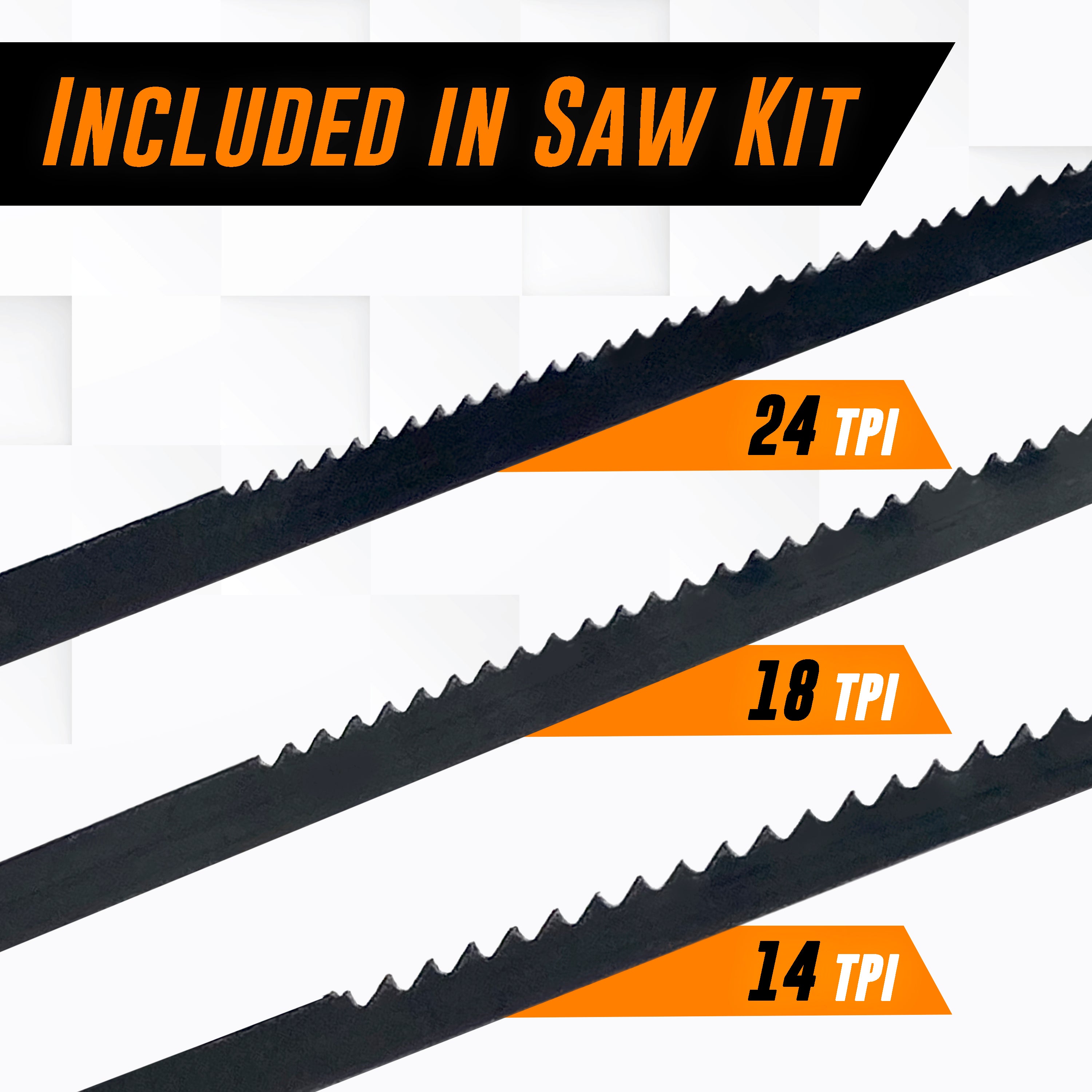 6.5 inch Coping Saw for Woodworking - Premium Frame Saw with 3 Carbon Steel Blades for Precise Scroll Cuts