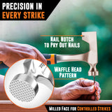 Drywall Hammer Hatchet – 14 Oz Hammer for Drywall – Lath Hammer
