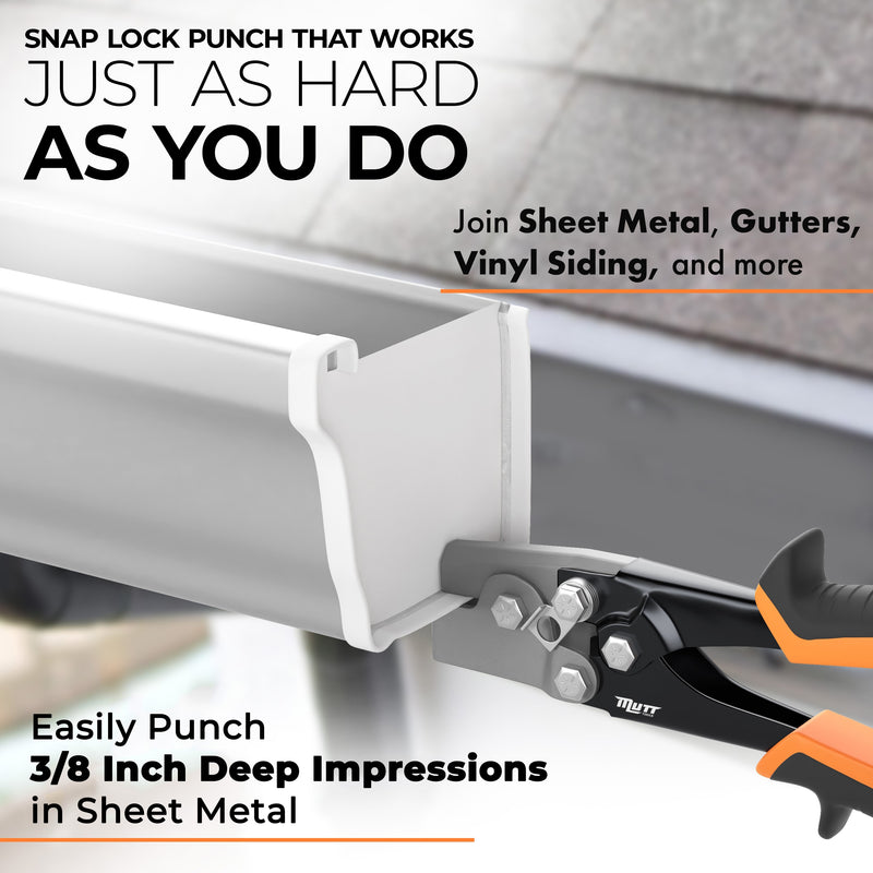 Snap Lock Punch | Lock and Join Sheet Metal and Gutters