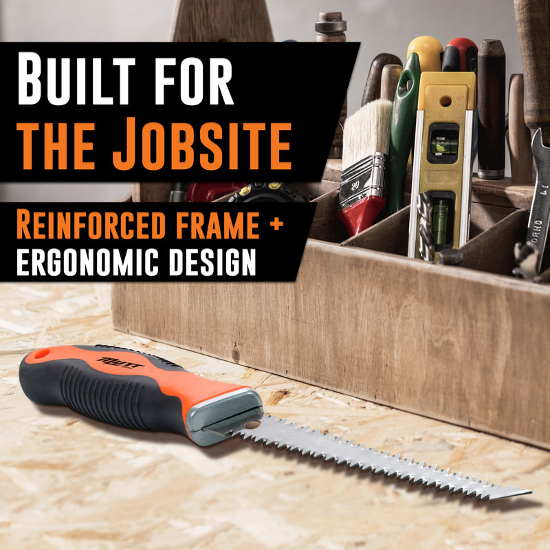 Double Sided Drywall Saw – 6" Drywall Jab Saw with Ergonomic Grip
