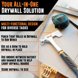 Drywall Hammer Hatchet – 14 Oz Hammer for Drywall – Lath Hammer
