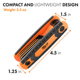 25pc Folding Allen and Torx Wrench Set | Includes Metric, SAE Hex Key Sets and Star Keys