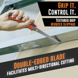 Double Sided Drywall Saw – 6" Drywall Jab Saw with Ergonomic Grip
