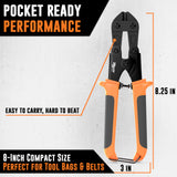 8" Mini Bolt Cutters | Small Bolt Cutters for Nails, Screws, Wire and More