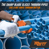 2.5 Inch PVC Pipe Cutter – 2.5" Ratcheting PVC Cutter – PVC Cutter Tool