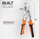 3" Sheet Metal Hand Seamer | Sheet Metal Bender with 1/4" Depth Markings