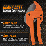 1.5” PVC Pipe Cutter – Heavy Duty Ratcheting PVC Cutter