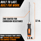 Flexible Ratcheting Screwdriver Set with Integrated Bit Holder