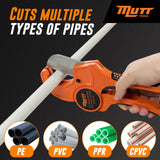 2.5 Inch PVC Pipe Cutter – 2.5" Ratcheting PVC Cutter – PVC Cutter Tool