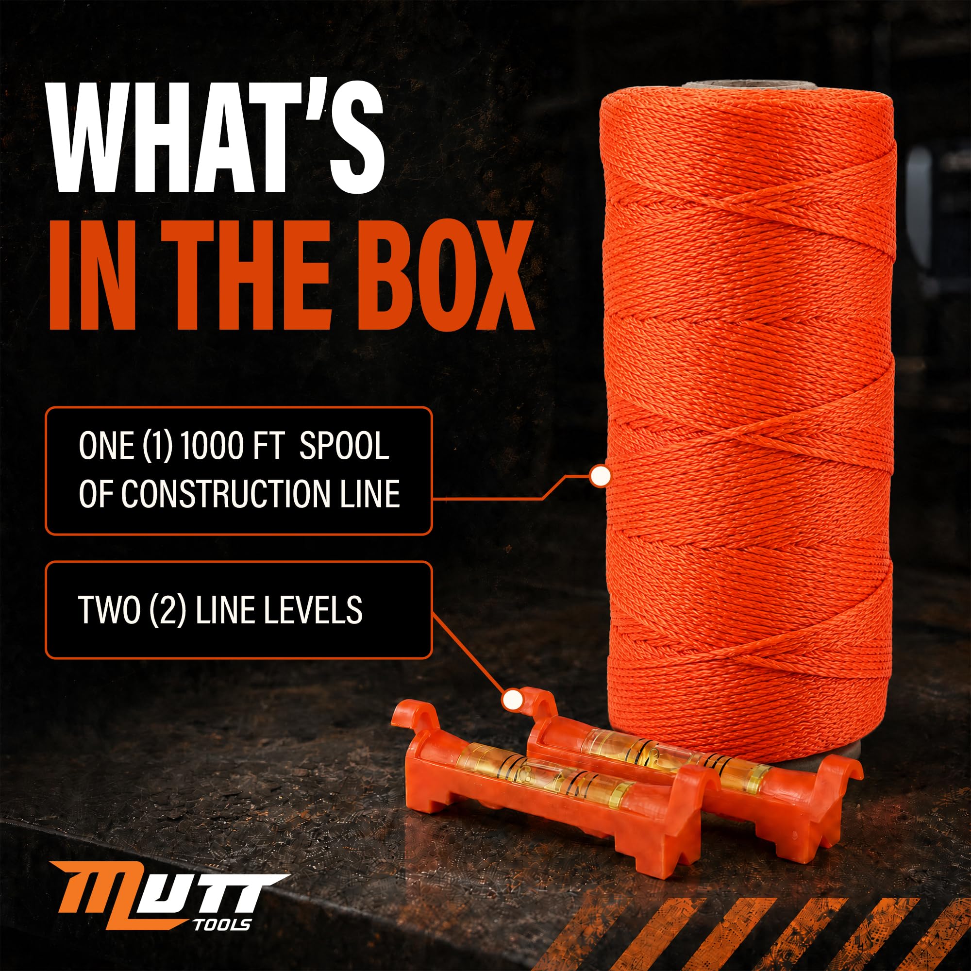 Mutt Tools #18 Braided Nylon Mason Construction String Line