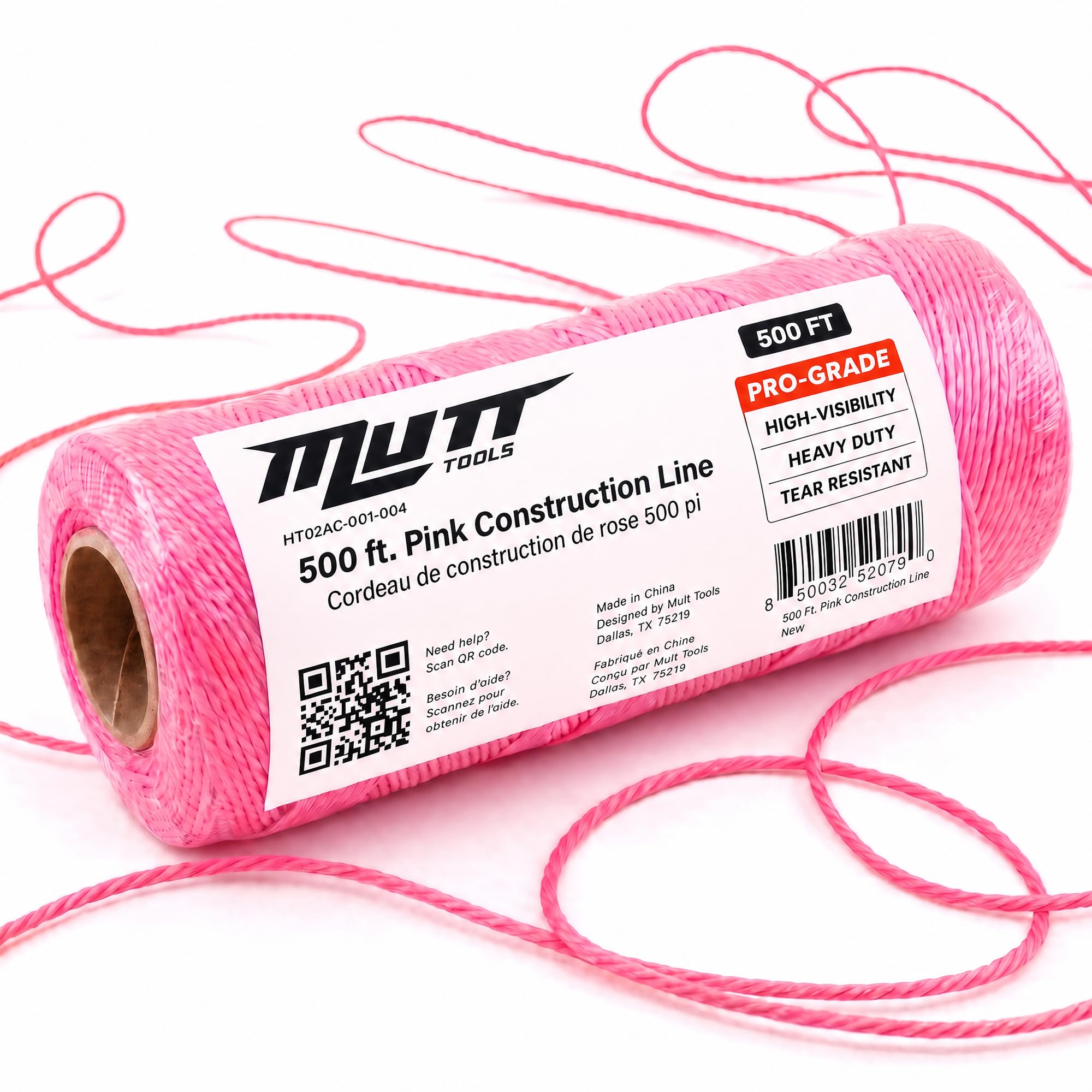 Mutt Tools #18 Braided Nylon Mason Construction String Line