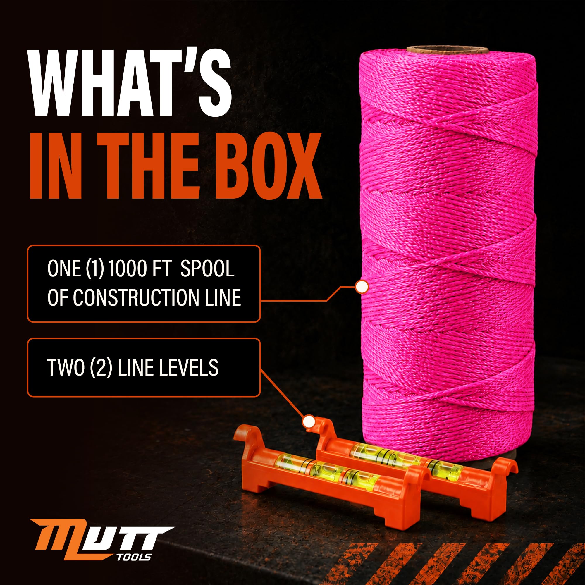Mutt Tools #18 Braided Nylon Mason Construction String Line