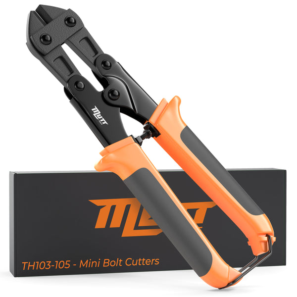 8" Mini Bolt Cutters | Small Bolt Cutters for Nails, Screws, Wire and More