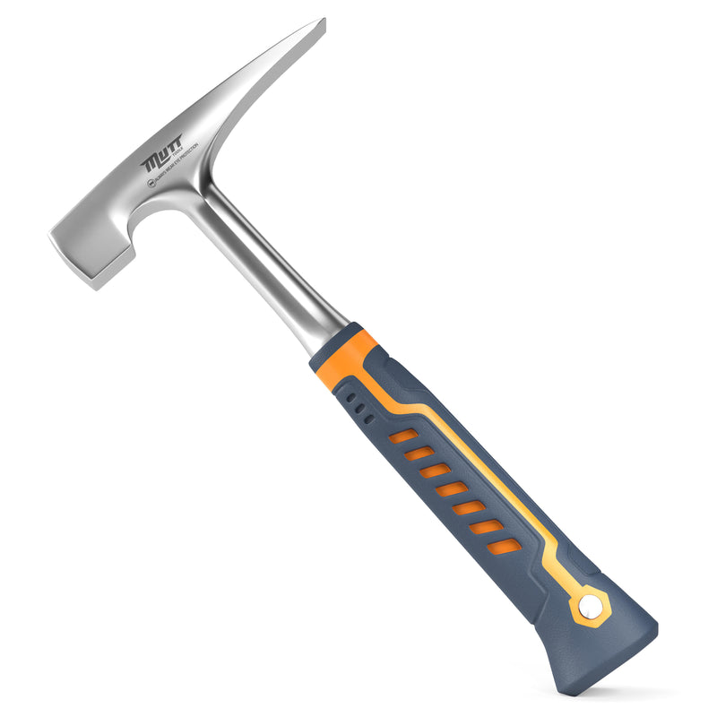 Brick Hammer – 20oz Masonry Hammer with Ergonomic Handle – Stone Mason Hammer
