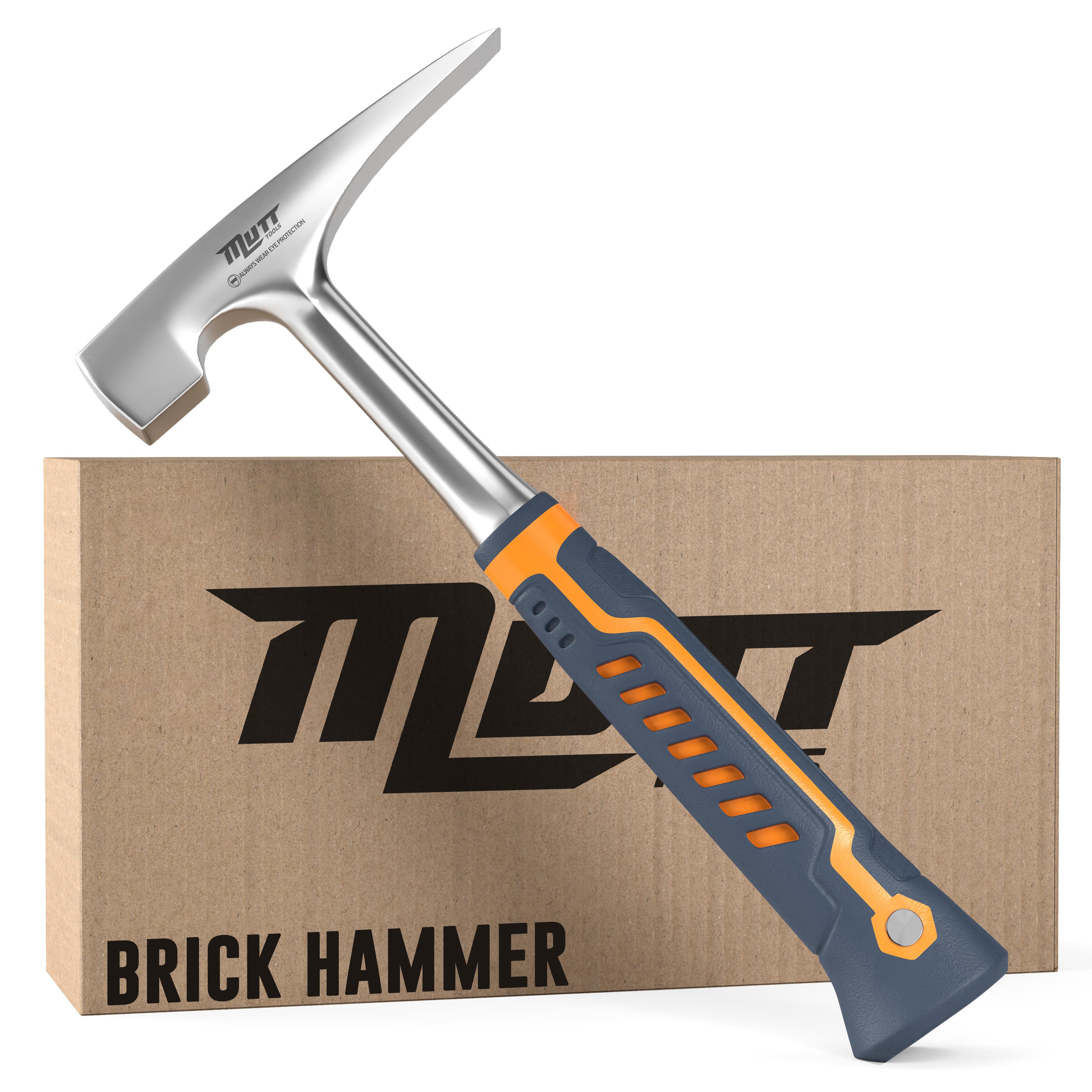 20oz Masonry Hammer with Ergonomic Handle for Stone Work | Mutt Tools
