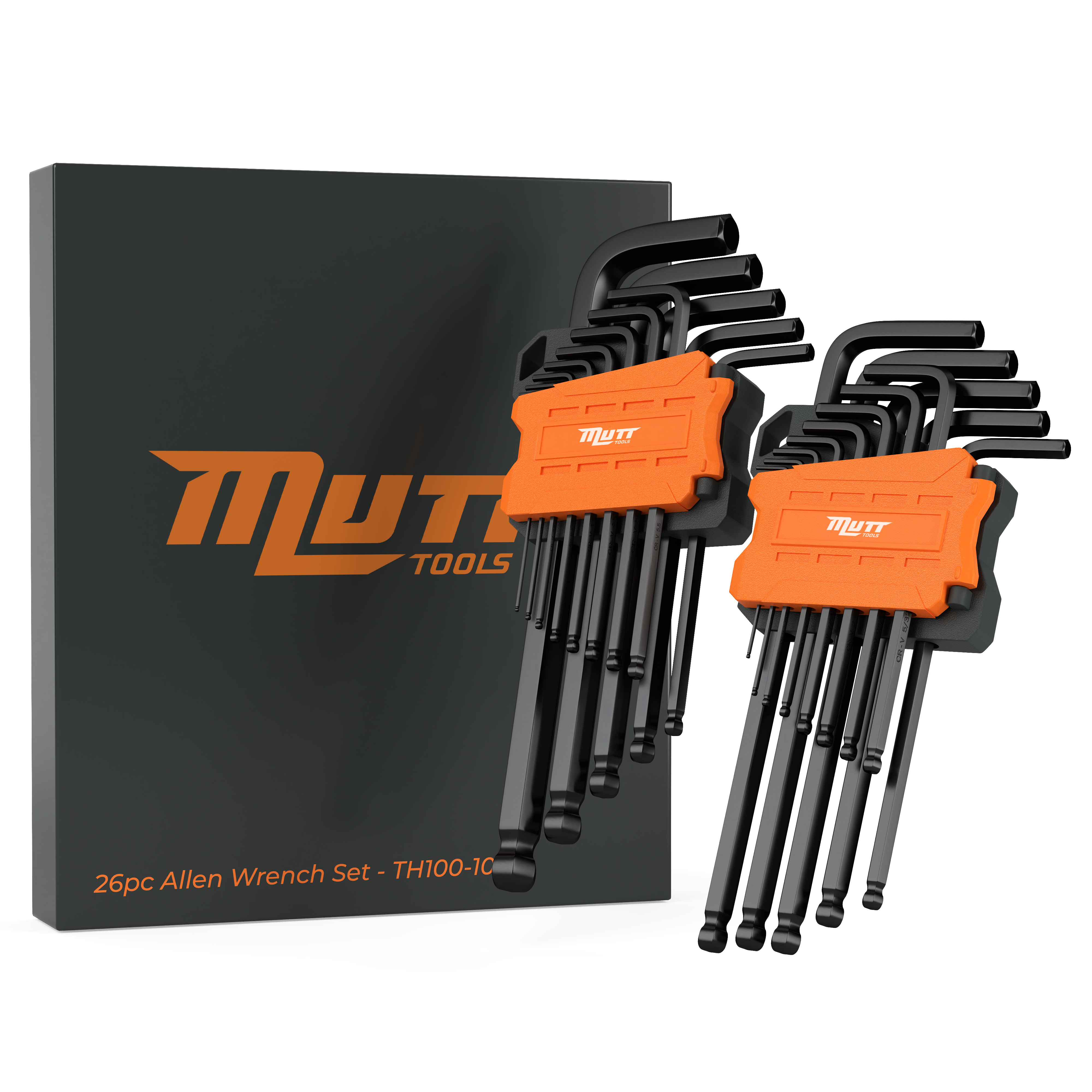 26pc Allen Wrench Set | Includes Metric and SAE Ball End Hex Key Sets