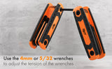25pc Folding Allen and Torx Wrench Set | Includes Metric, SAE Hex Key Sets and Star Keys