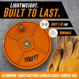 Aluminum Tie Wire Reel with Belt Loops – Fits 12–18 Gauge Tie Wire Rolls Up to 3.5 lbs – Lightweight Dispenser for Ironworkers, Rodbusters, and Rebar Tying