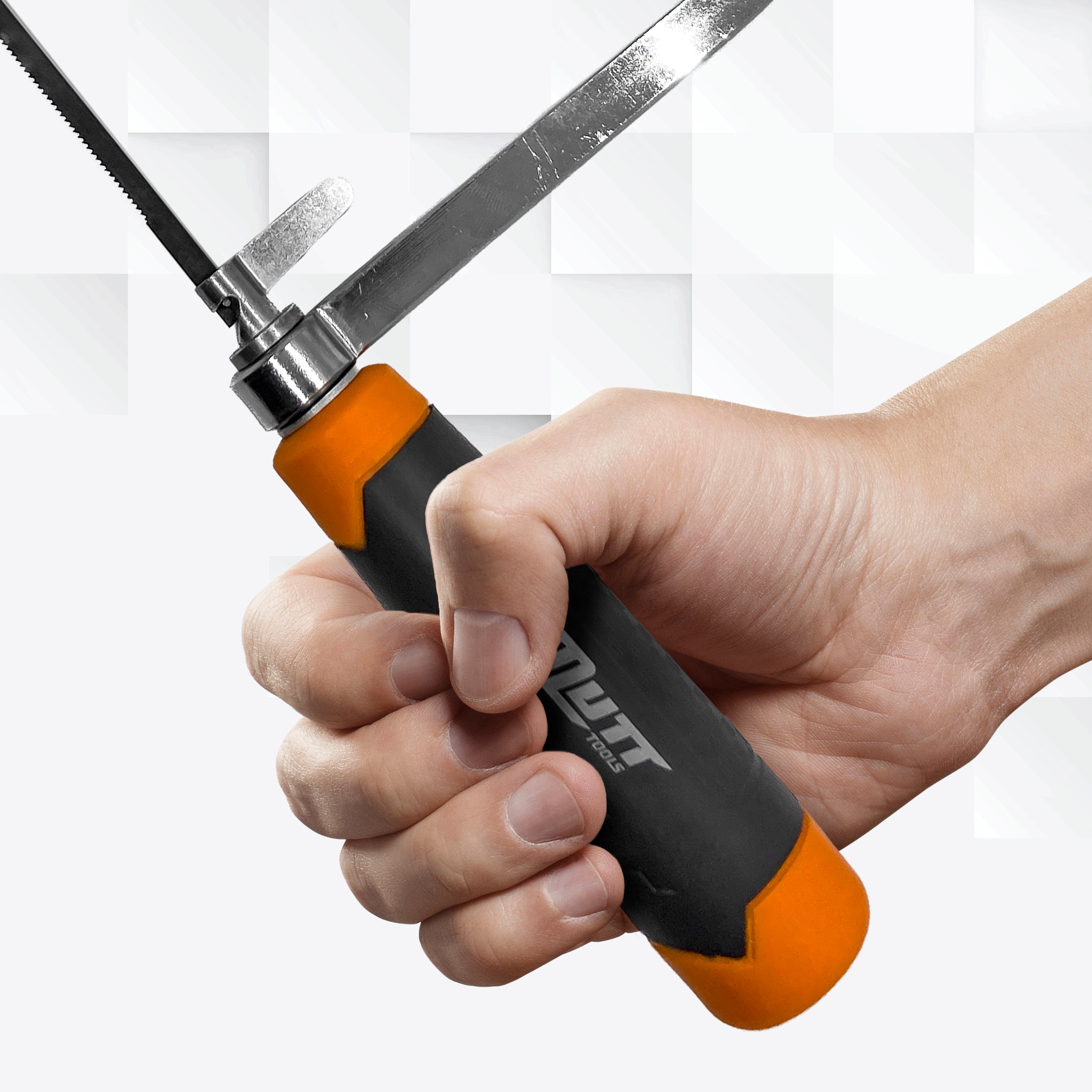 6.5 inch Coping Saw for Woodworking - Premium Frame Saw with 3 Carbon Steel Blades for Precise Scroll Cuts