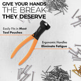 8" End Cutting Pliers | Flush Cut End Cutting Nippers