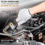 26pc Allen Wrench Set | Includes Metric and SAE Ball End Hex Key Sets